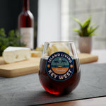 Island Living Stemless Wine Glass