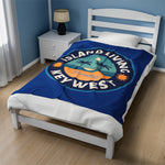 Island Living Velveteen Plush Blanket