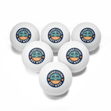 Island Living Ping Pong Balls, 6 pcs