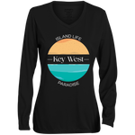 Ocean Blue Moisture-Wicking Long Sleeve Tee -Ladies'