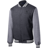 Island Life Fleece Letterman Jacket