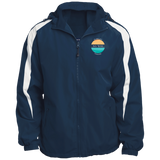 Ocean Blue Fleece Lined Hooded Jacket