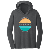 Ocean Blue Triblend T-Shirt Hoodie