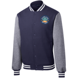 Island Living Fleece Letterman Jacket