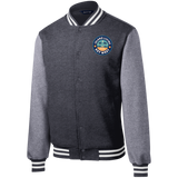 Island Living Fleece Letterman Jacket