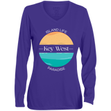 Ocean Blue Moisture-Wicking Long Sleeve Tee -Ladies'