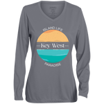 Ocean Blue Moisture-Wicking Long Sleeve Tee -Ladies'