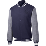 Island Life Fleece Letterman Jacket