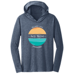 Ocean Blue Triblend T-Shirt Hoodie