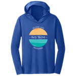 Ocean Blue Triblend T-Shirt Hoodie