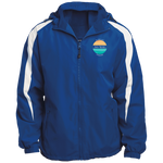 Ocean Blue Fleece Lined Hooded Jacket