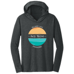 Ocean Blue Triblend T-Shirt Hoodie