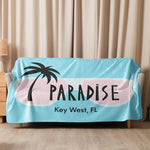 Paradise Sherpa blanket